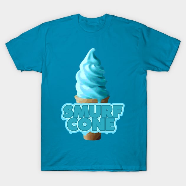 The Smurfiest Cone T-Shirt by FlipandFinn